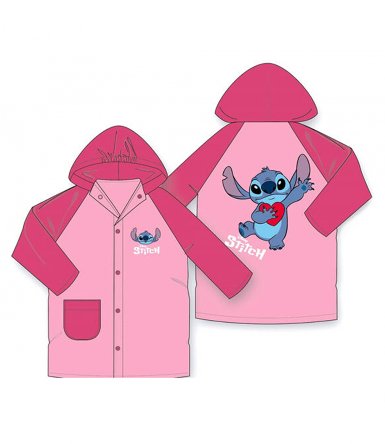 Lilo & Stitch® Pelerina ploaie roz  231898