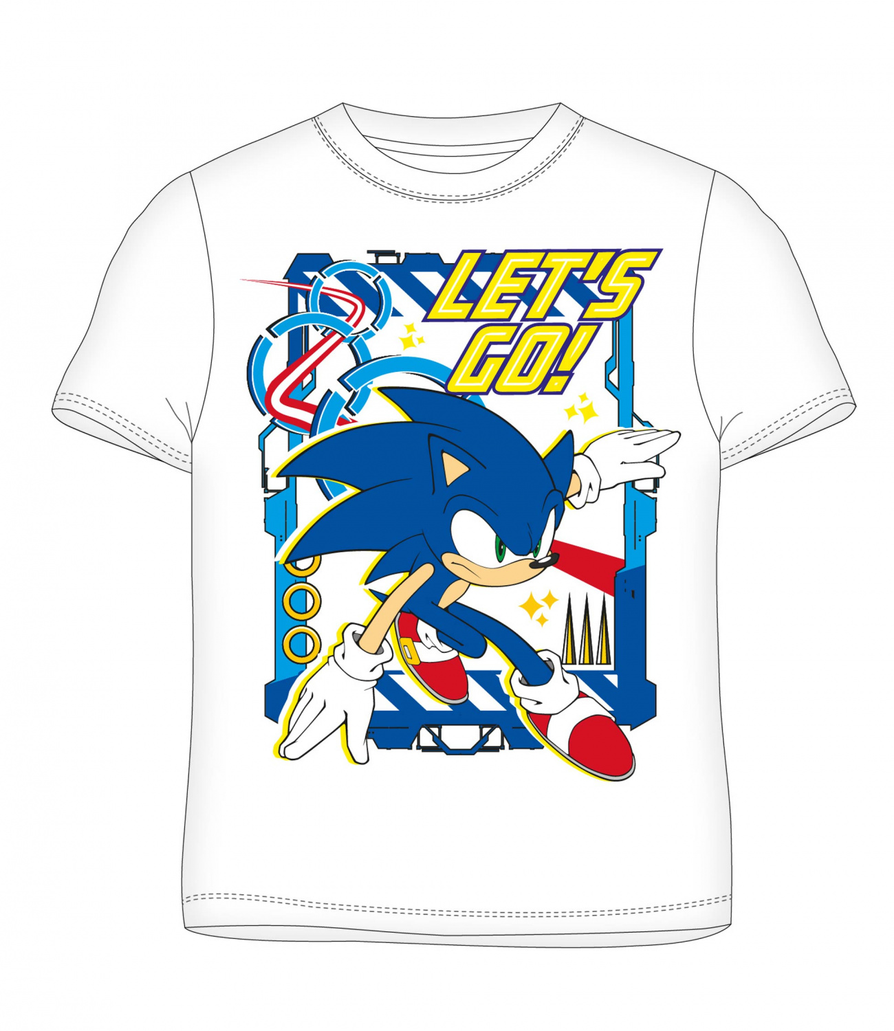 Sonic® Tricou alb 189405