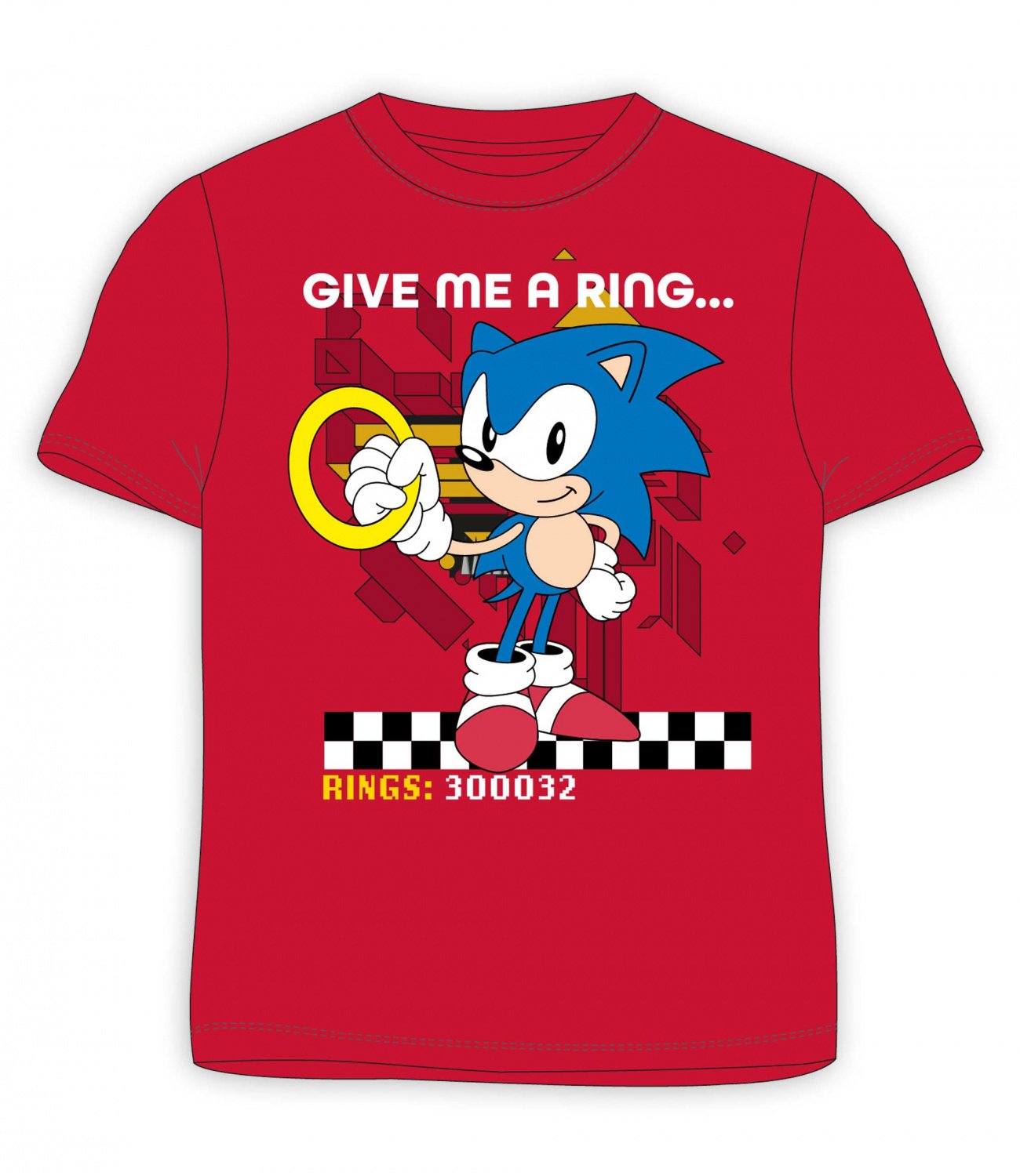 Sonic® Tricou rosu 217030