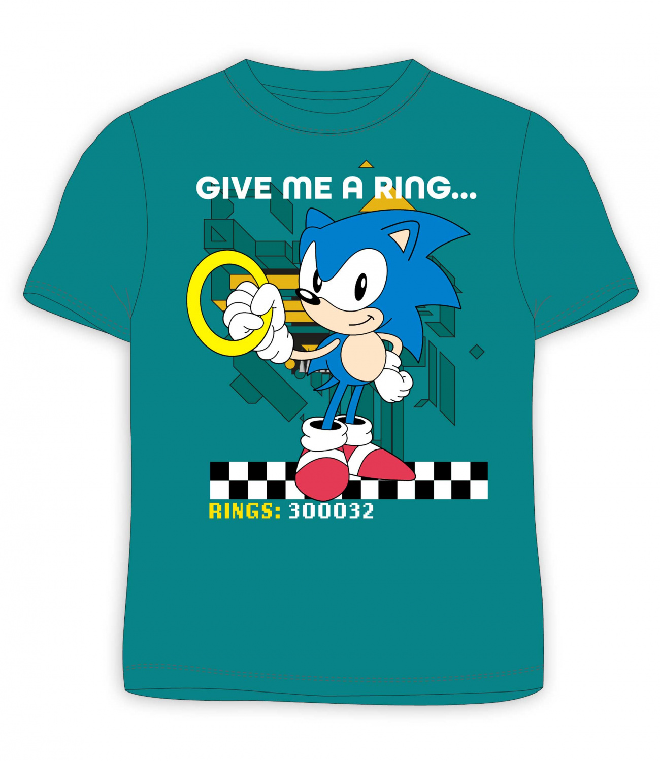 Sonic® Tricou verde 217031