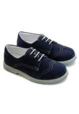 Hokide® Pantofi piele velur Bleumarin
