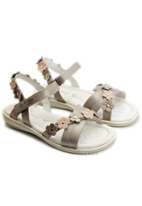 D.D.Step® Sandale piele Champagne