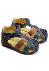 Sunway® Sandale piele Bleumarin Maro