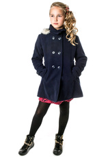 Exclusive® Palton vatuit Angela bleumarin 70493