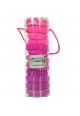 Set elastice par Beauty roz-mov 103790