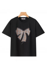 Glo-Story® Tricou negru 605479