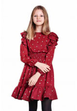 Al-Da® Rochie boho bordo Faria 102487