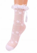 Yo Club® Sosete albe dantela 272276